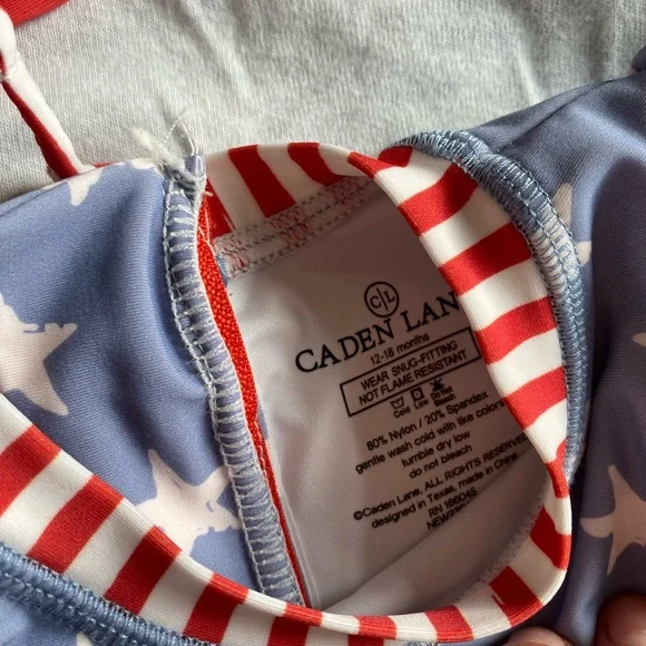 Caden lane swim suit and matching swim bow!